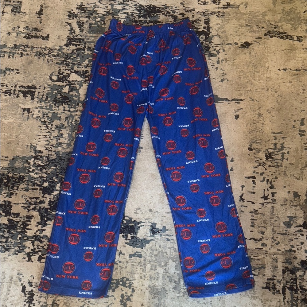 NBA New York Knicks Kids Pajama Bottoms - Blue and Red